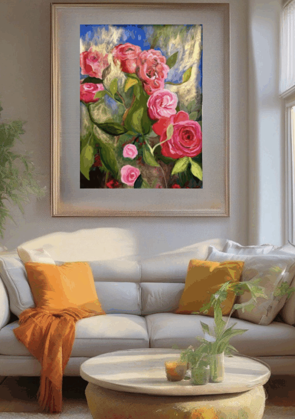 Original Painting Rose Series #3