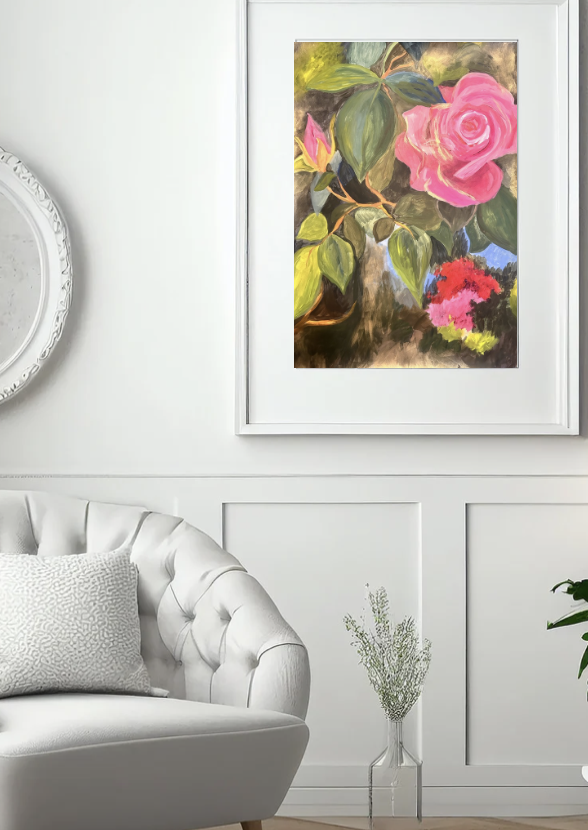 Original Painting Rose Series #4