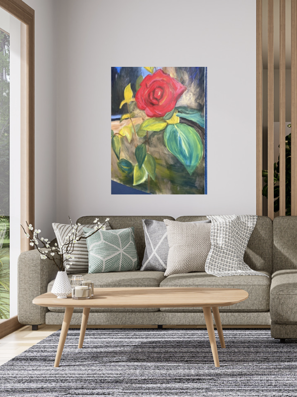 Original Painting Rose Series #8