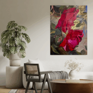 Original Painting Rose Series #9