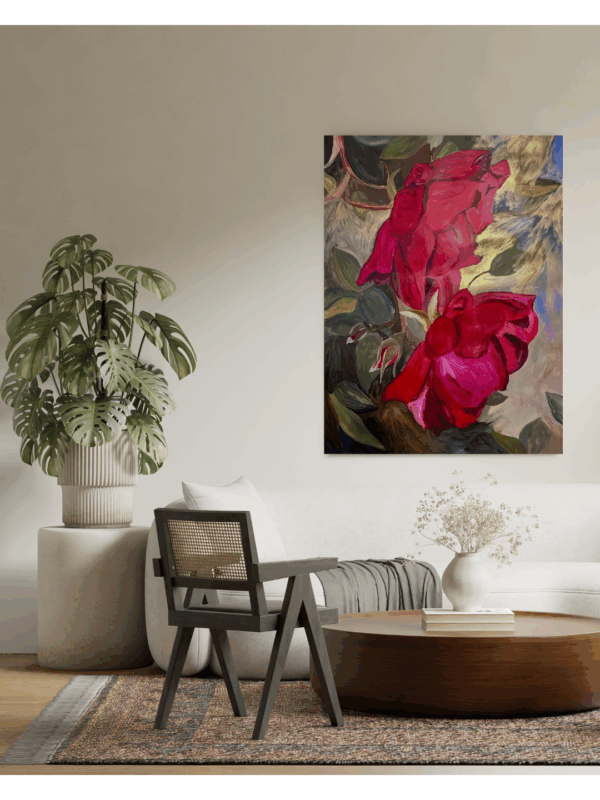 Original Painting Rose Series #9