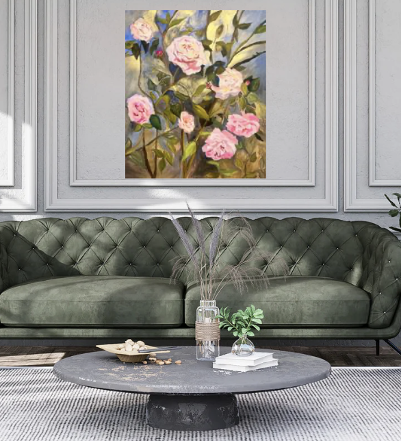 Original Painting Rose Series #7